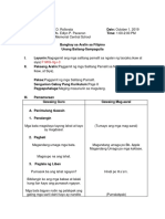 Detailed Lesson Plan in Filipino 1 | PDF