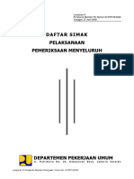 Daftar Simak Pemeriksaan Proyek PU PDF