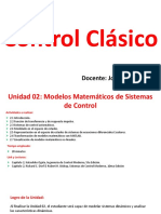 2. Modelos Matemáticos de Sistemas de Control