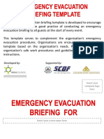 Emergency Evacuation Template