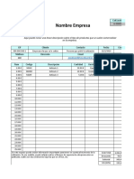 Plantilla Excel para Cotizacion
