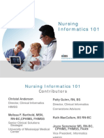 Nursing Informatics 101