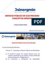 Servicio Público de Electricidad - Conceptos Básicos - 08.03.2017