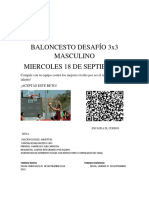 Baloncesto Desafío 3x3 Masculino