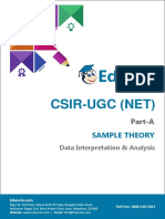 Sample Theory - CSIR NET PART-A (UNIT-8) (PUZZLES) PDF