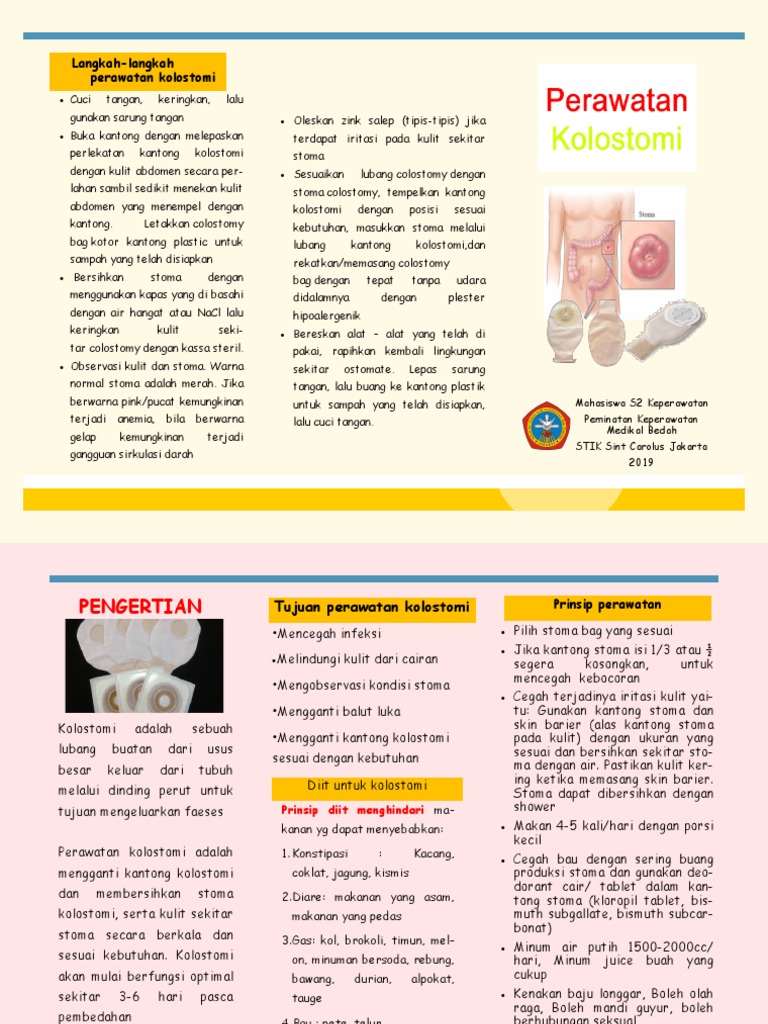 Leaflet Perawatan Colostomy Pdf