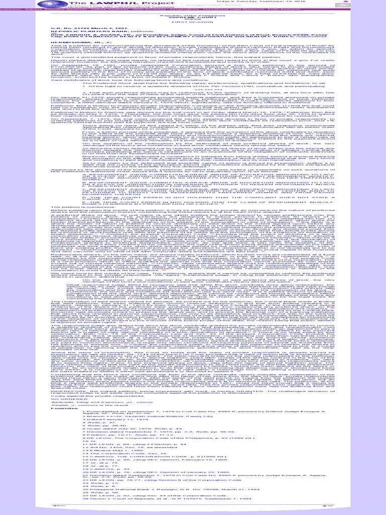 Republic Planters Bank, Petitioner, vs. Hon. Enrique A. Agana, SR