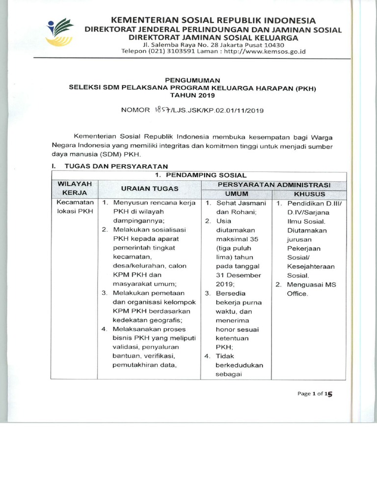 Contoh Soal Tes Pkh Kemensos Pdf