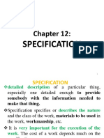 Specification 1