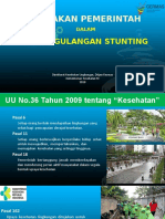 Kebijakan STBM Stunting - Sumsel