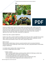 Pengertian Sumber Daya Alam Beserta Contoh, Jenis-Jenis, Manfaat DLL PDF