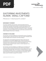 Eastspring Investments Islamic Small Cap Product Highlights