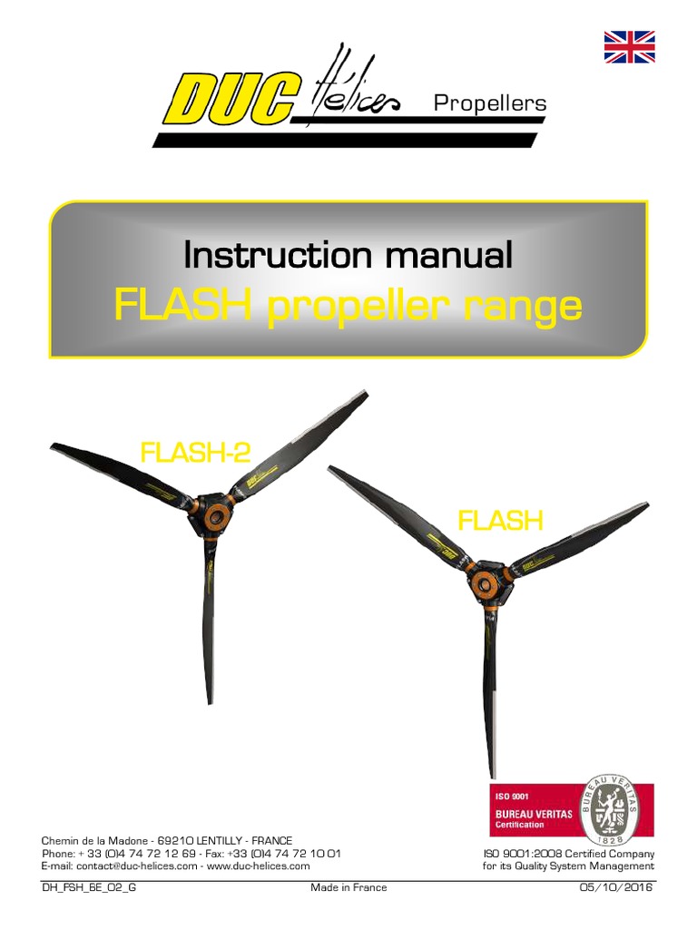 Duc Propeller Manual PDF Propeller Screw