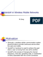 Handoff in Wireless Mobile Networks: Ni Zeng