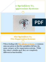 Fire Sprinkler and Fire Suppression