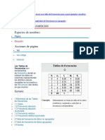 Tablas de Frecuenc - Agrupad y No Agrup