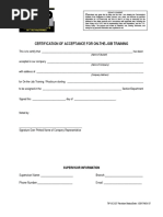 OJT Training Log Sheet Template | PDF