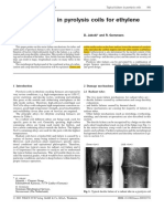 Typical failures in pyrolysis coils for ethylene cracking