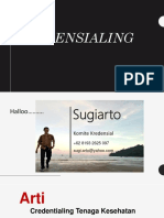 Credentialing. sugiarto