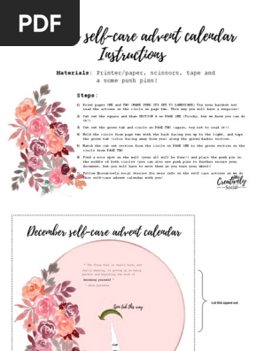 Creatively Social Self Care Advent Calendar