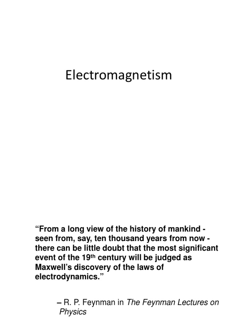 Electromagnetism intelligence overview
