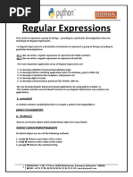 Regular Expressions