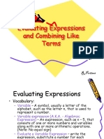 Evaluating Expressions