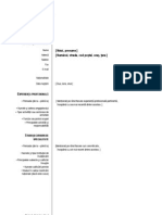 CV-Romanian Sample