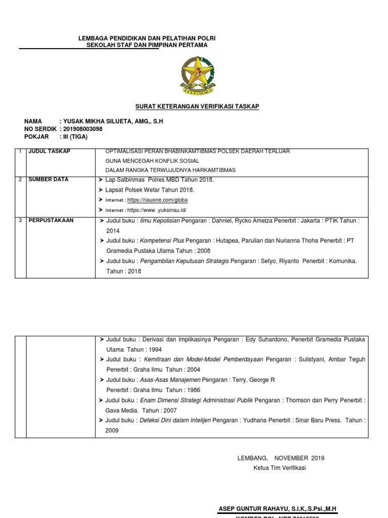 Revisi Taskap | PDF