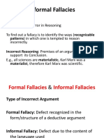 Informal Fallacies