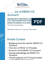 Overview ASEAN CG Scorecard