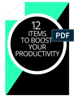 12 Items To Boost Your Productivity