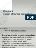 Chapter 9 Theory of Career Counseling