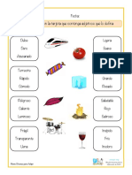 Emparejar Dibujos Adjetivos PDF