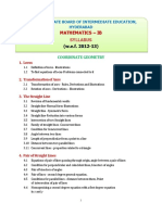 Mathsbfirstyrsyllabusnew PDF