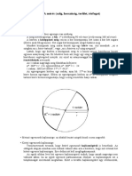 A Mérés (Szög, Hosszúság, Terület, Térfogat) PDF