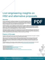 Civil Engineering Insights On HS2 and Alternative Proposals