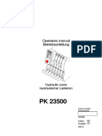 Opeartion Manual PK23500 