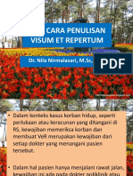 Tata Cara Penulisan Visum Et Repertum