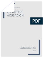 Escrito de Acusación Por Lesiones