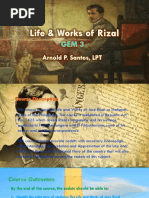 Life and Works of Rizal - Gem 3 - Course Orientation