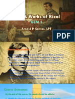 Life and Works of Rizal - Gem 3 - Course Orientation