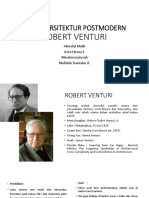 Robert Venturi, Arsitek Postmodern Pendiri