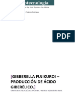 Producción de Ac. Giberelico