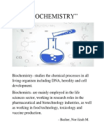 Biochemistry