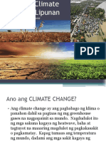Epekto NG Climate Change Sa Lipunan
