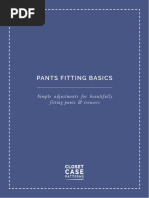 Pants Fitting Basics