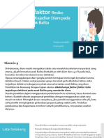 Faktor-Faktor Resiko Dehidrasi Pada Kejadian Diare Pada Anak