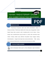 3-4 Jenis Sumber Radiasi Pada Radioterapi (Sinar-X, Sinar Gamma)