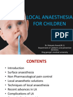 Local Anesthesia For Children